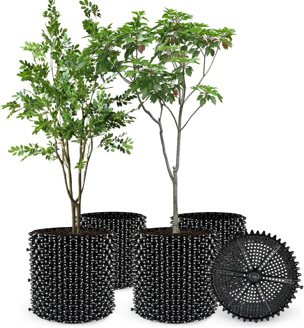 Air Pruning Plant Pots 5 Pack for Vegetable Garden