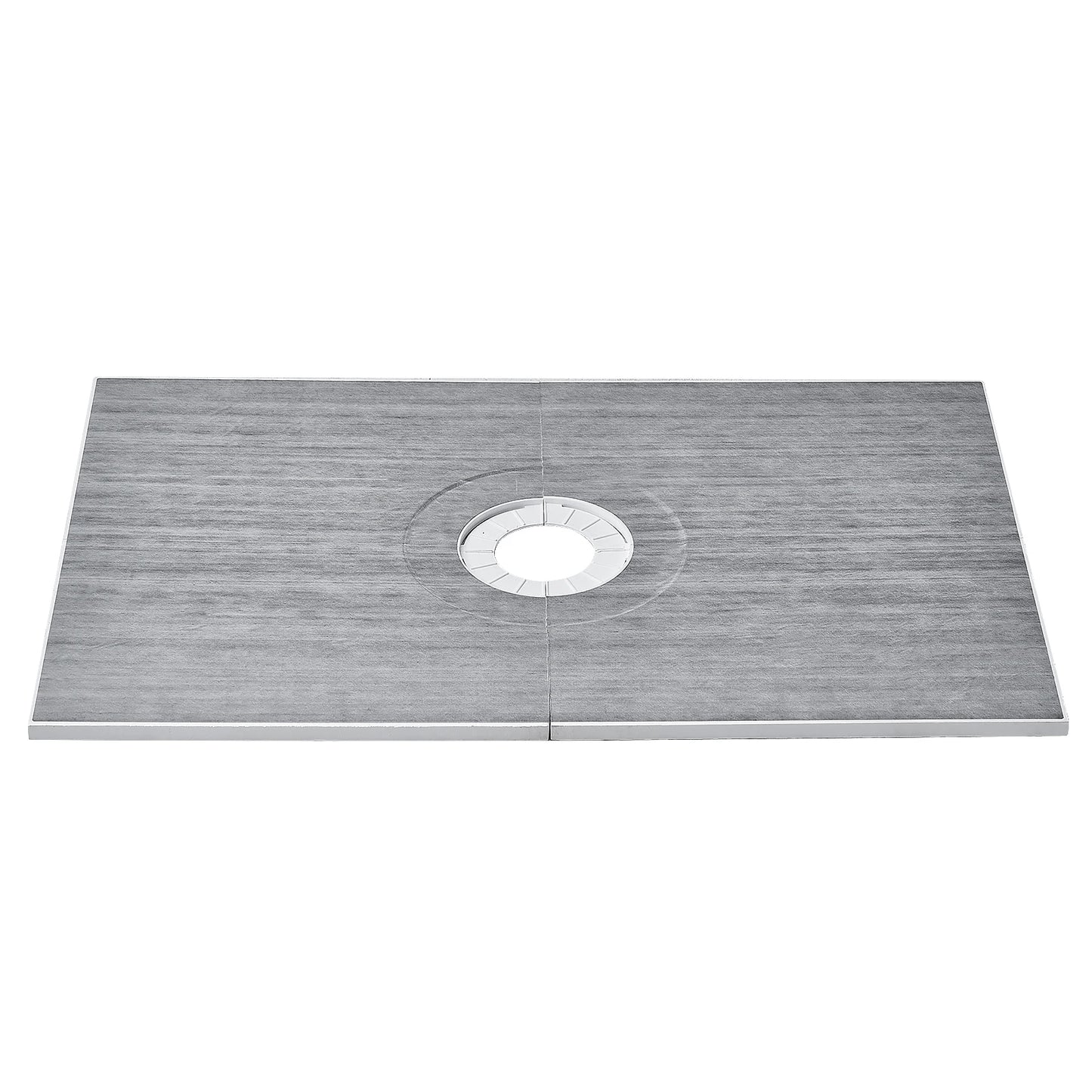 SucceBuy Shower Curb Kit And Pan Kit Central Drain EPS