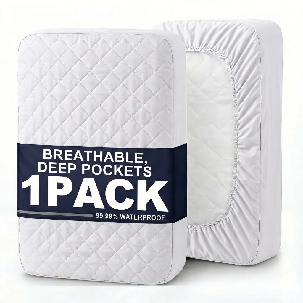 Waterproof Breathable Fitted Mattress Protector Bed Sheet