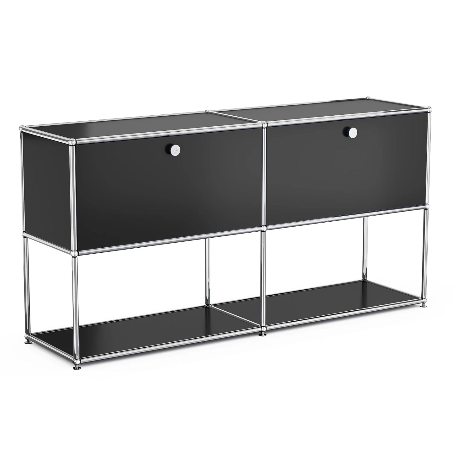 Modular Office File Cabinet Stainless Steel Frame Lockable Storage Cabinet