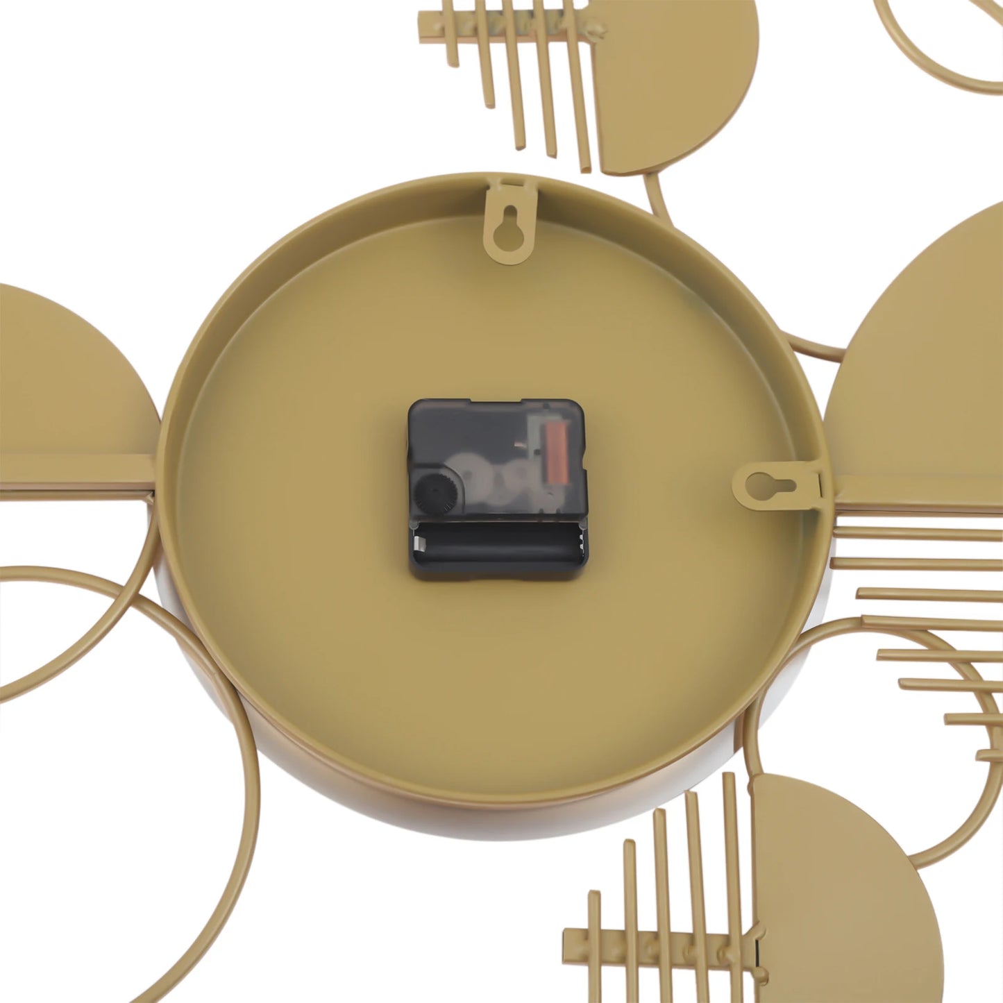 Modern Metal Wall Clock Battery Operated Silent