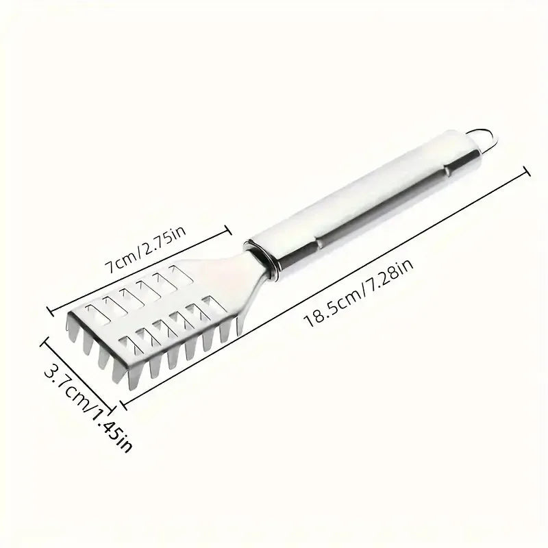 Multipurpose Kitchen Scraper Anti Slip Grip Tool For Fish Veggie