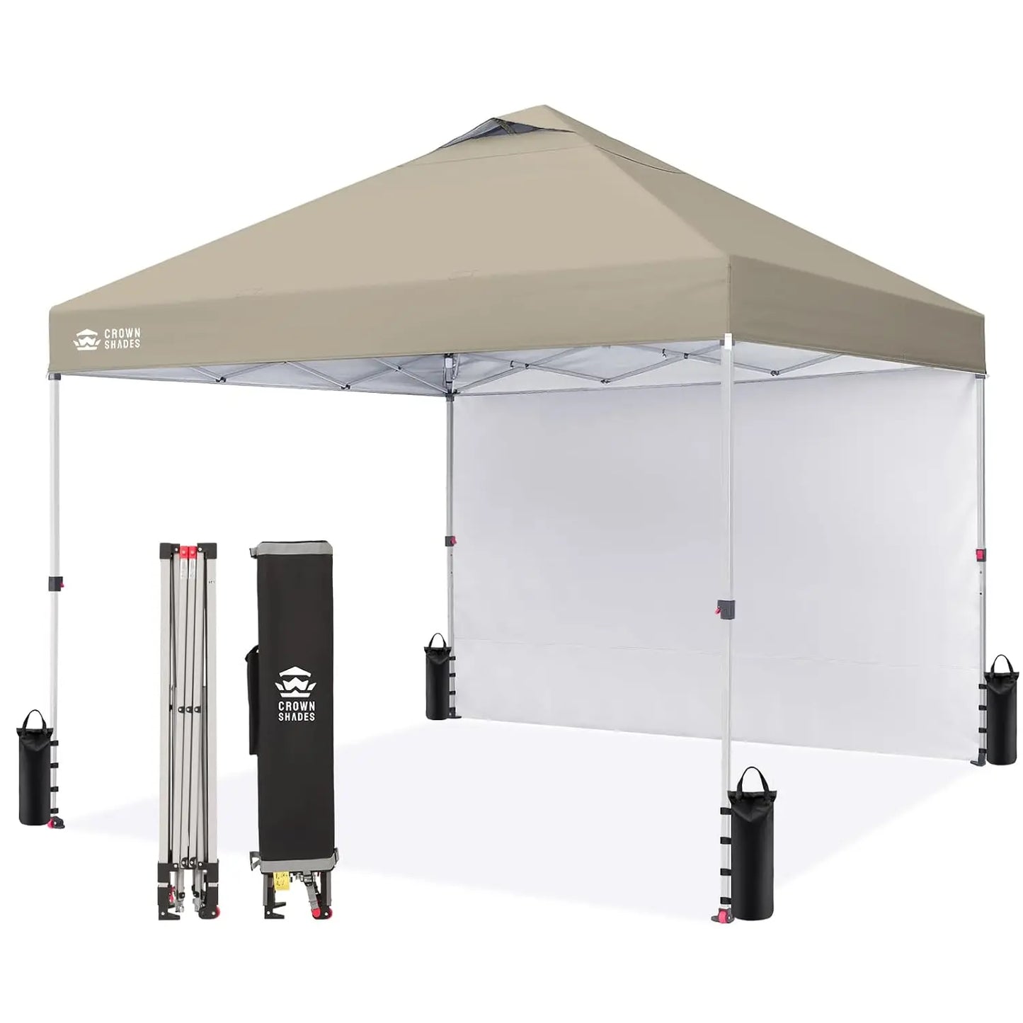 Pop Up Canopy With Side Wall Easy Setup Outdoor Events