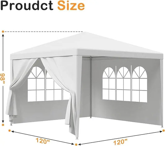 NONECN Outdoor Party Tent Heavy Duty Backyard Canopy