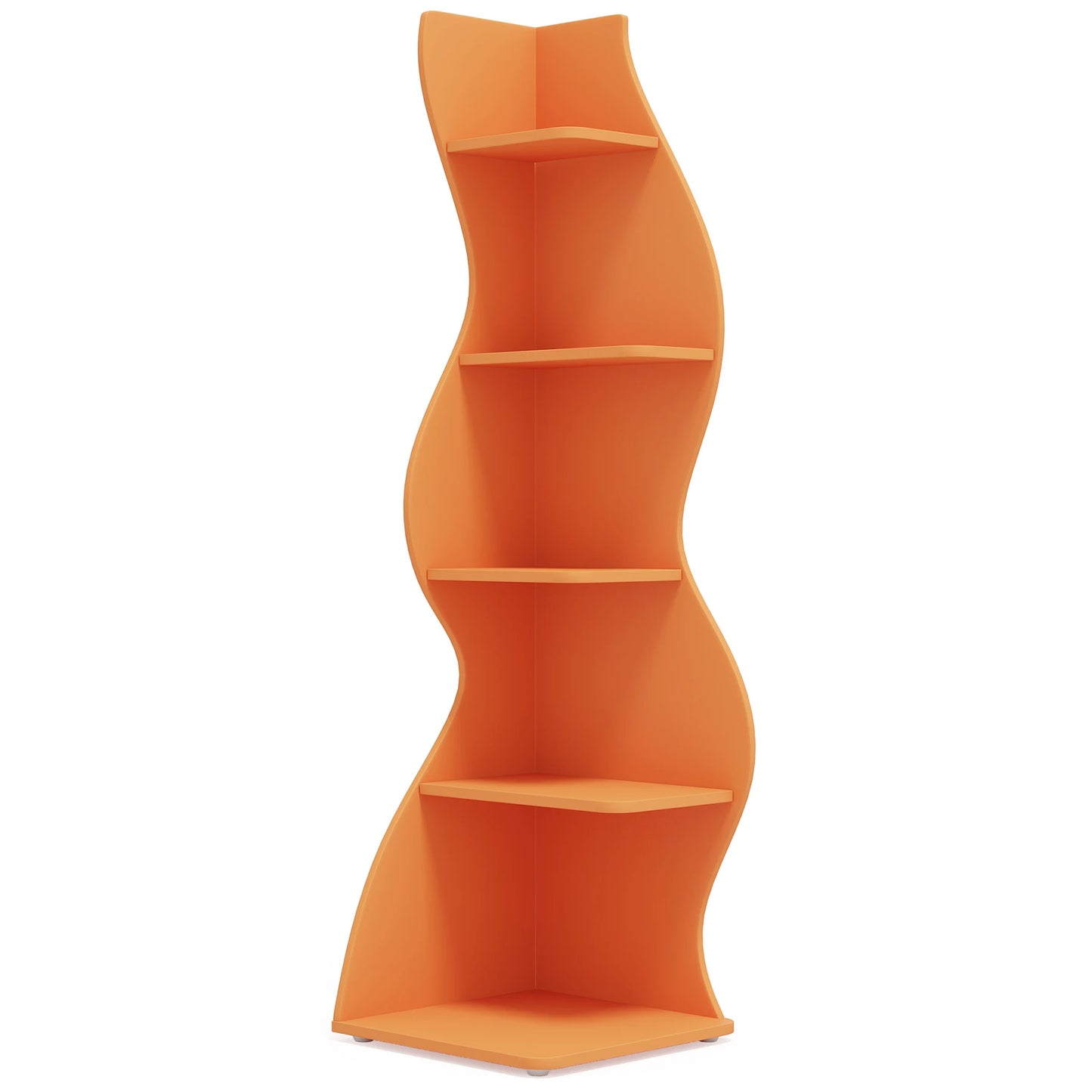 Tribesigns Corner Shelf Modern Wall Shelf Bookcase Plant Stand