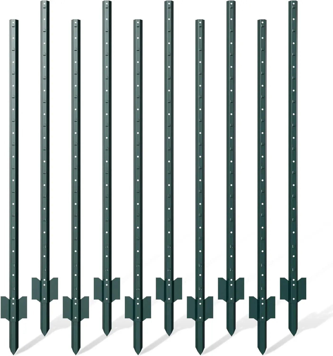 Metal Fence Post U Post No Dig Garden Stakes For Temporary Fencing