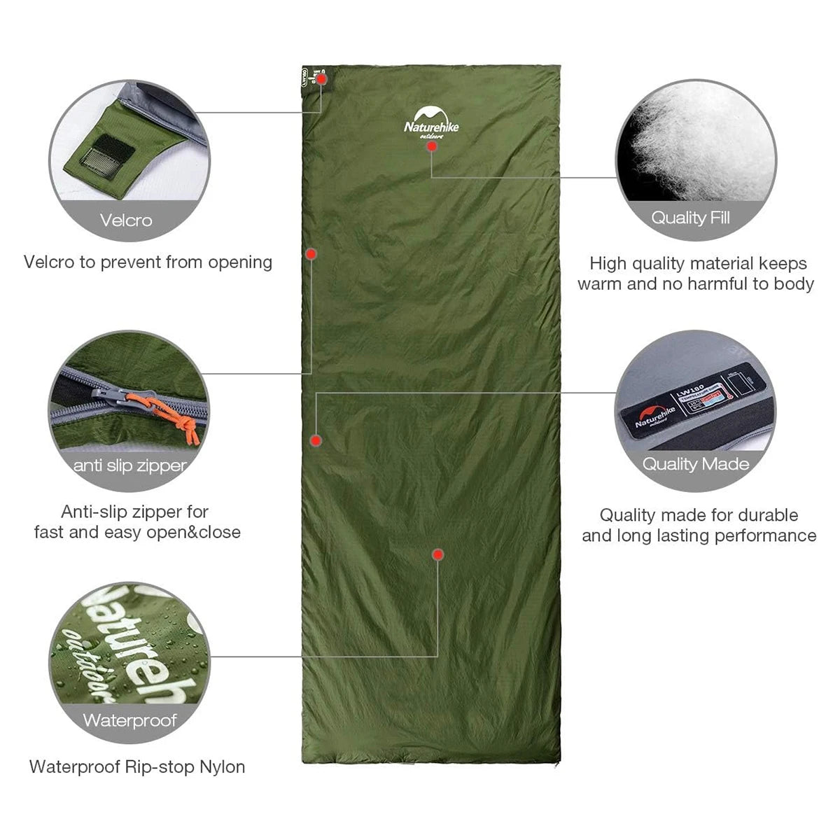 Naturehike Ultralight Sleeping Bag For Summer Camping And Backpacking Gear