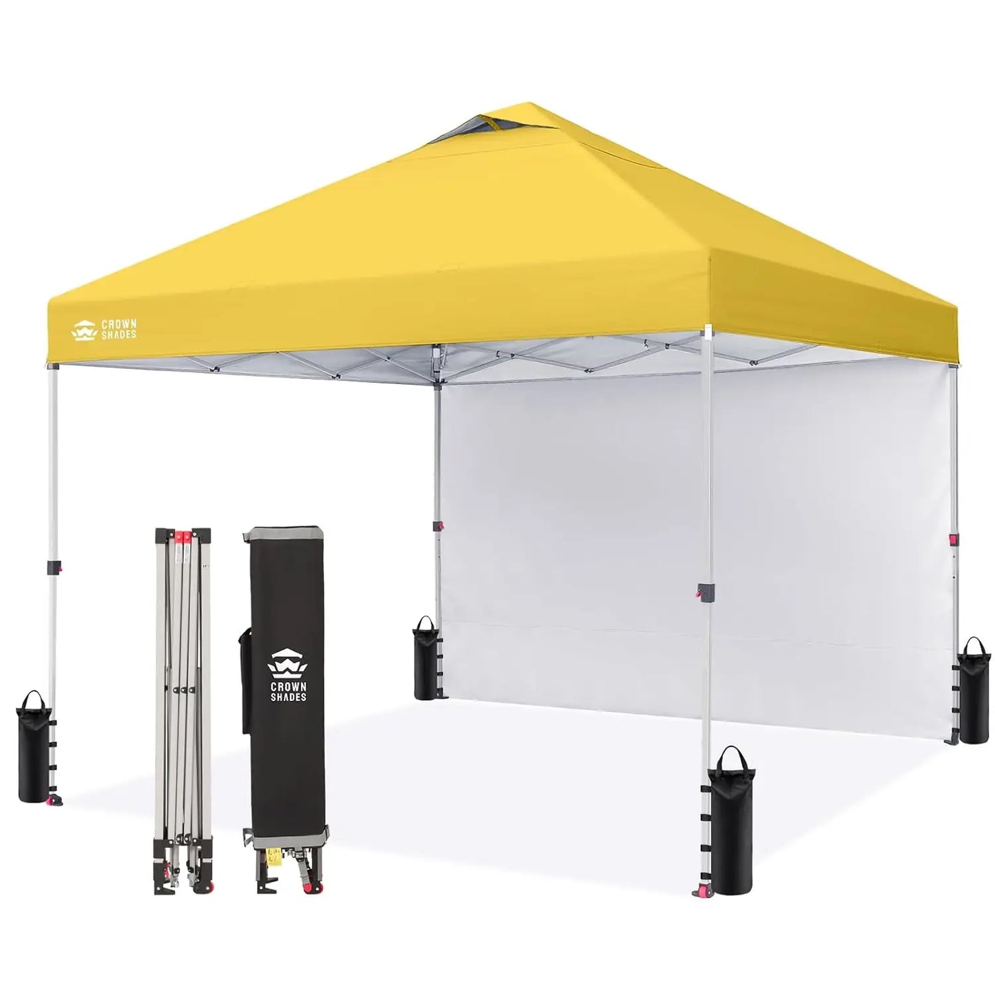 Pop Up Canopy With Side Wall Easy Setup Outdoor Events