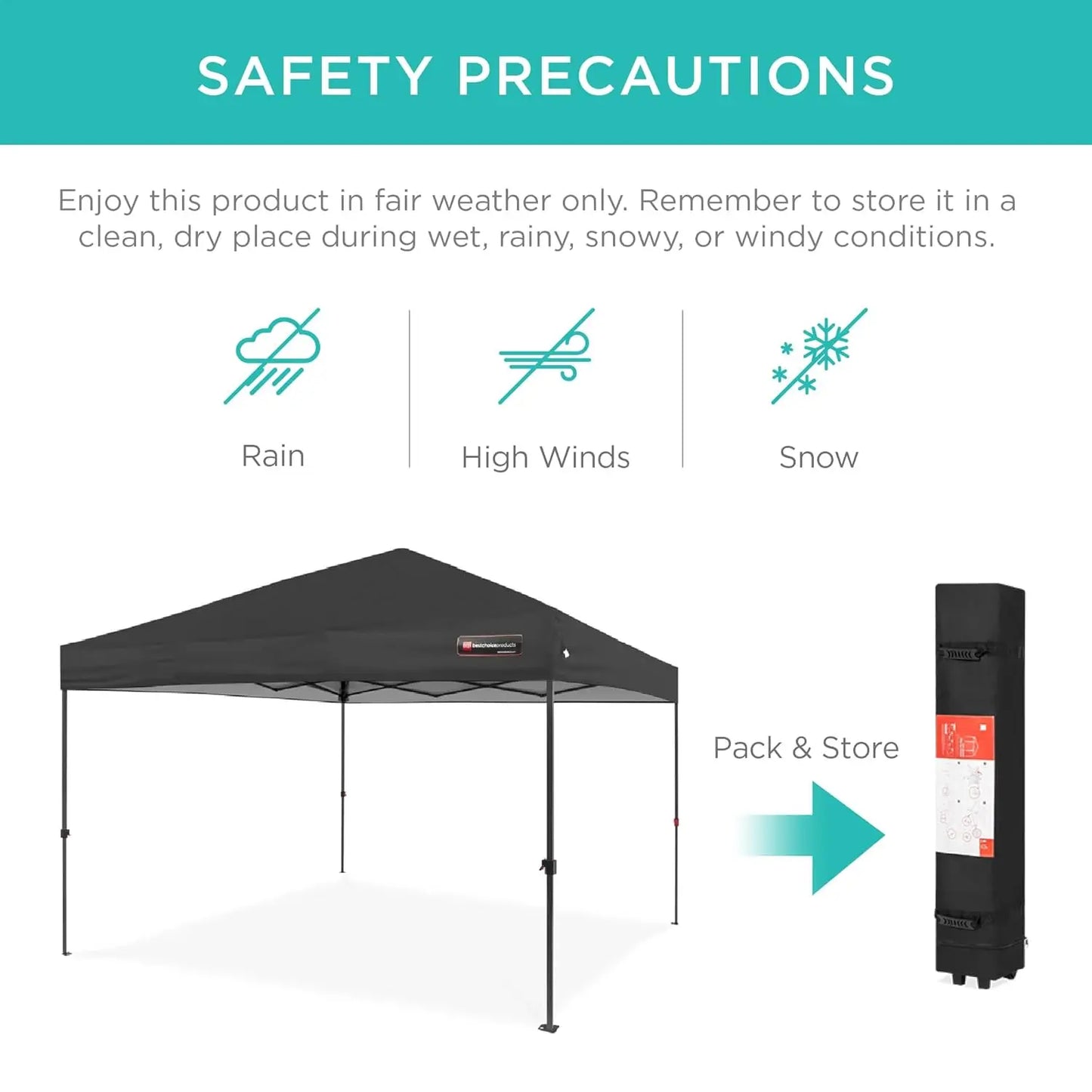 One Person Pop Up Canopy Tent Portable Shelter Instant Setup
