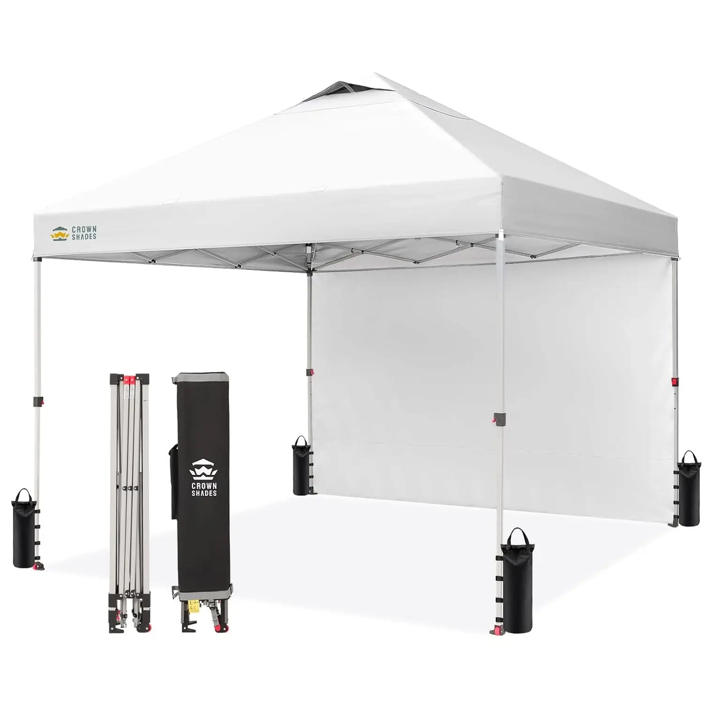 Pop Up Canopy With Side Wall Easy Setup Outdoor Events