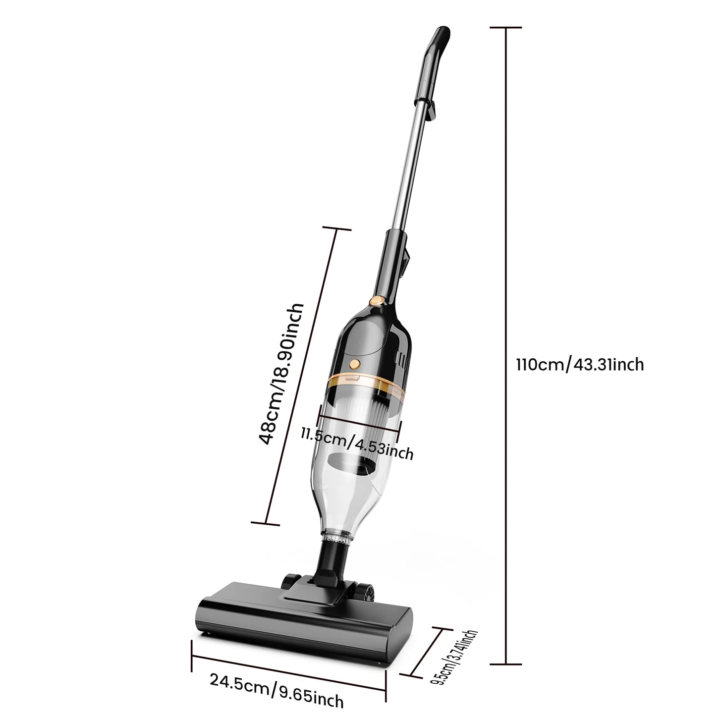 INSE Corded Vacuum Cleaner R7 R6X R3S 600W 3 In 1 Lightweight For Home