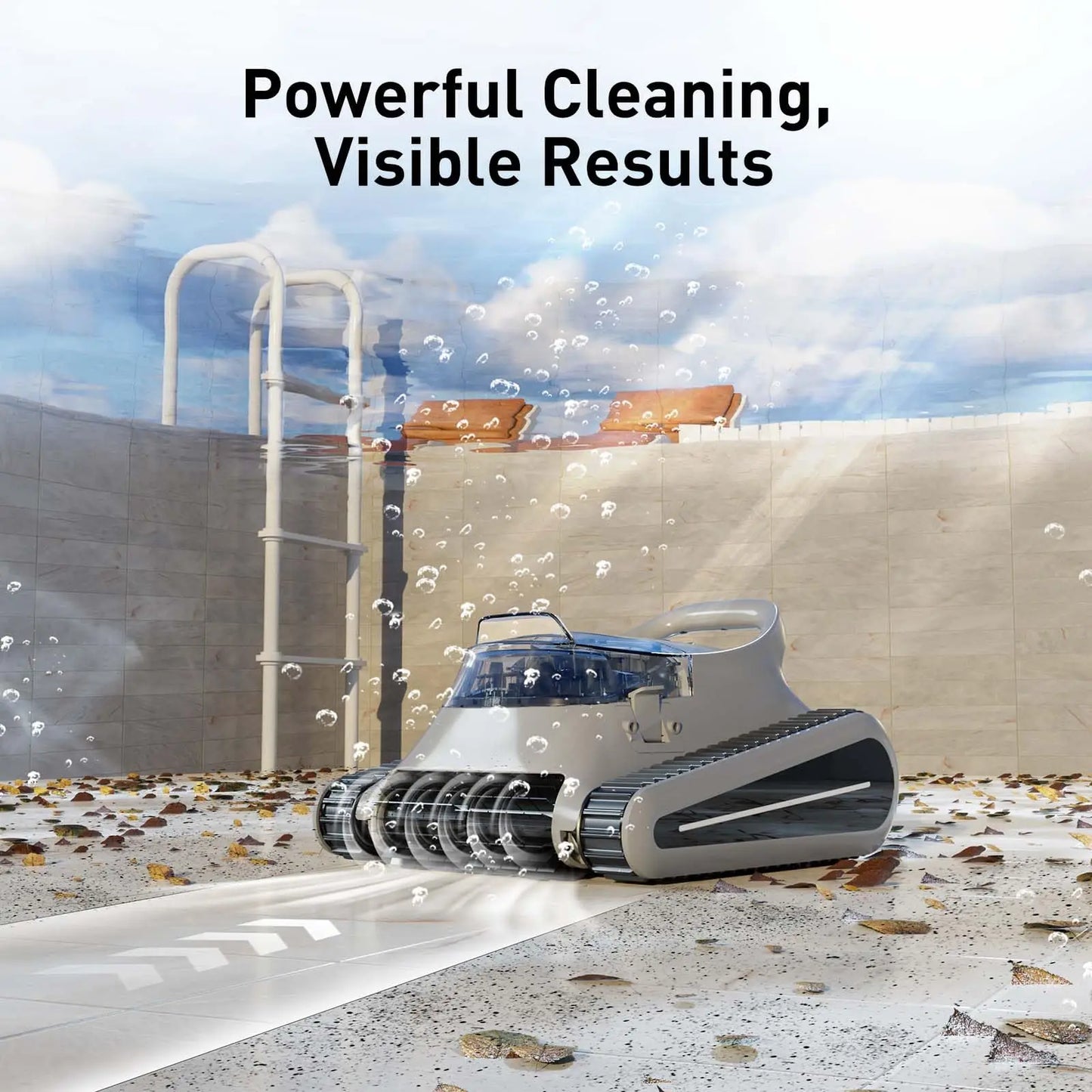 Seauto Crab Pro Cordless Robotic Pool Cleaner for Inground Pools