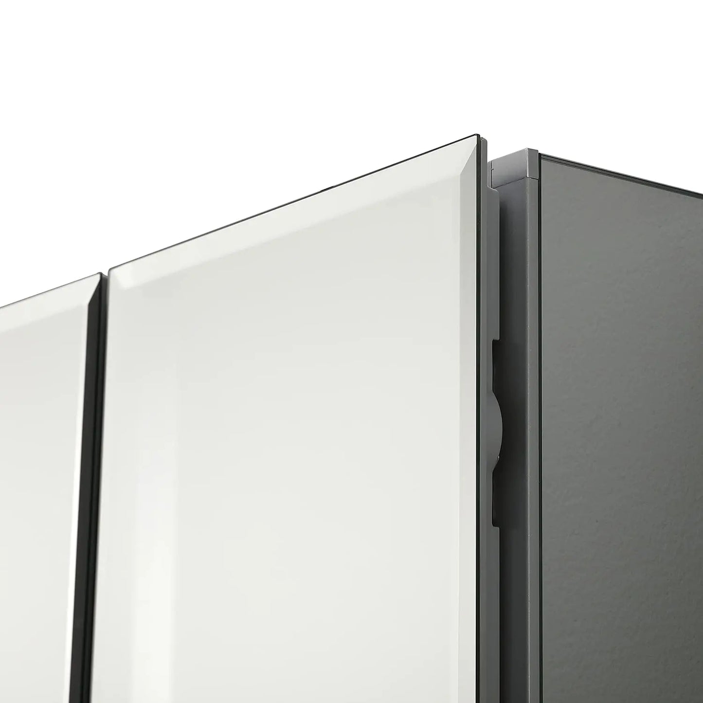 Aluminum Medicine Cabinet With Mirror For Recessed Or Surface Wall Mounted