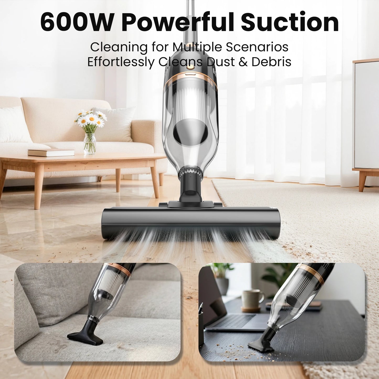 INSE Corded Vacuum Cleaner R7 R6X R3S 600W 3 In 1 Lightweight For Home