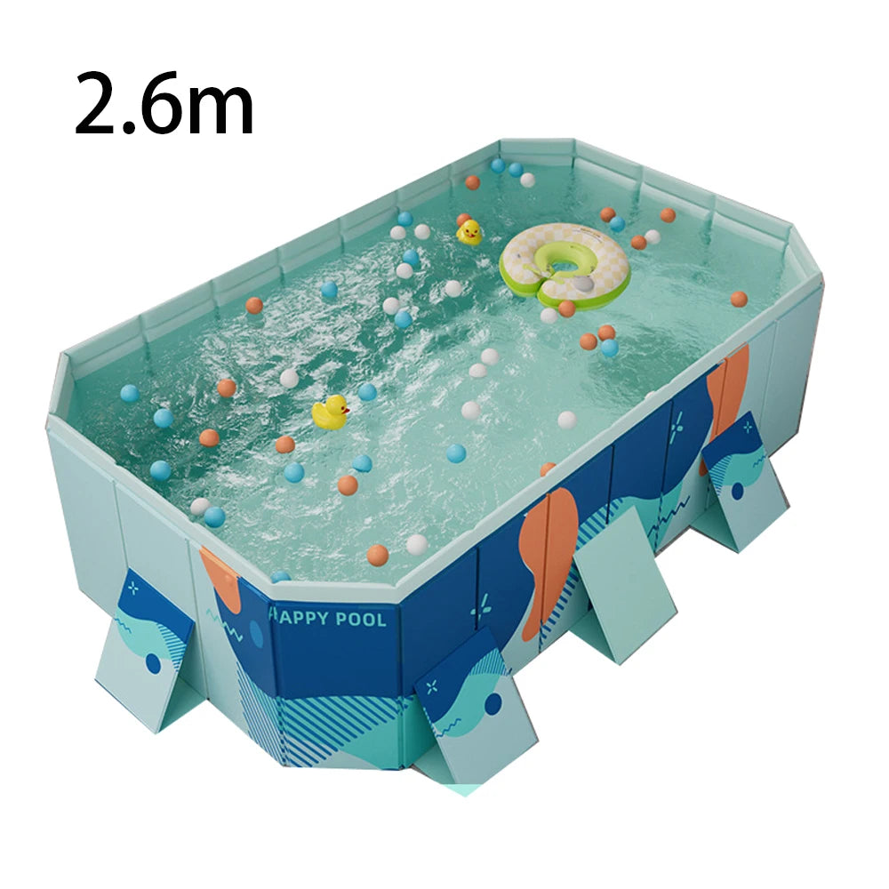 Foldable Outdoor Large Pool Garden Family Non Inflatable Pool