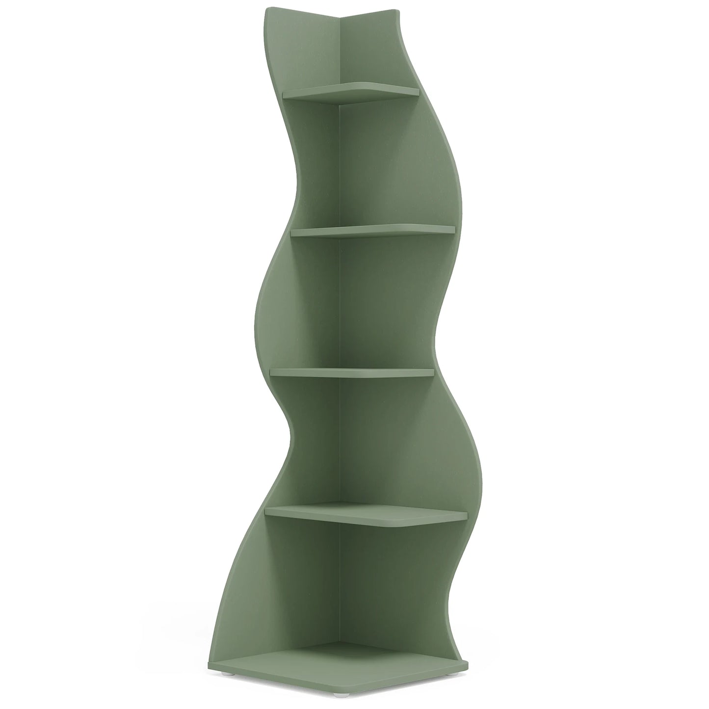 Tribesigns Corner Shelf Modern Wall Shelf Bookcase Plant Stand