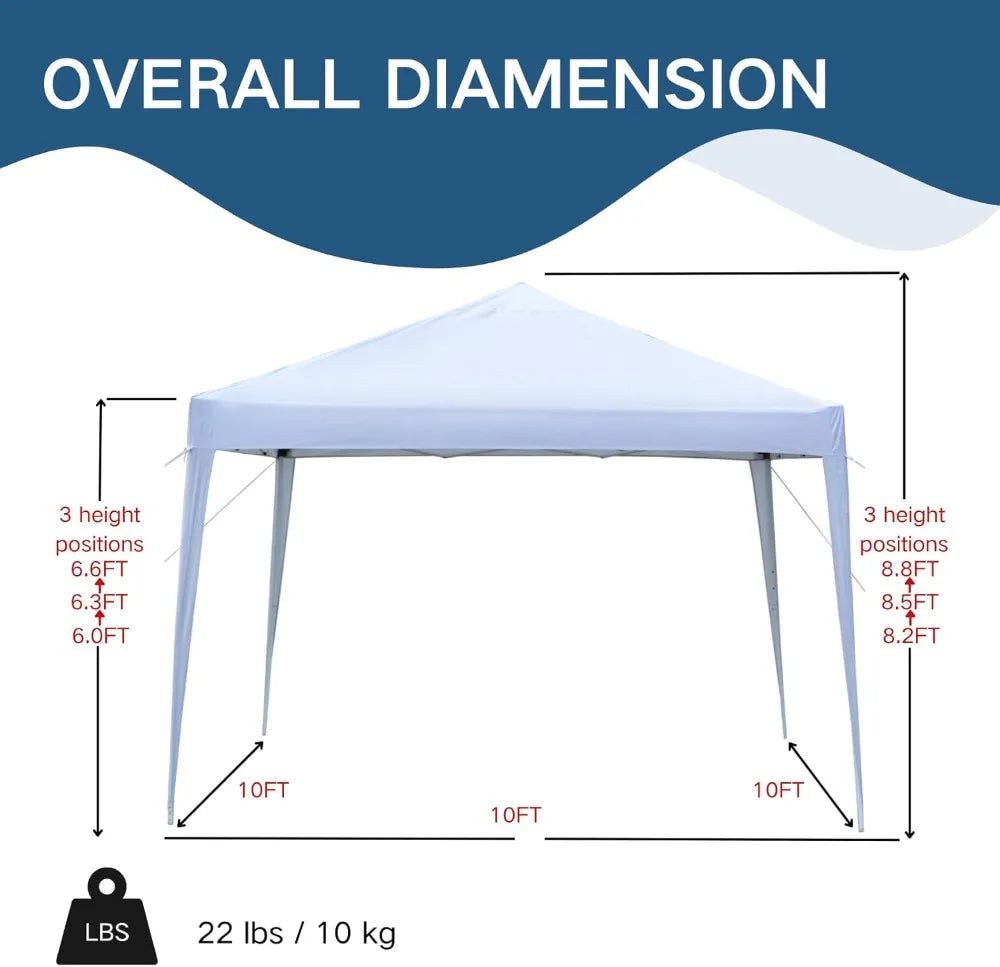 NONECN Outdoor Canopy Tent Portable Instant Gazebo For Events