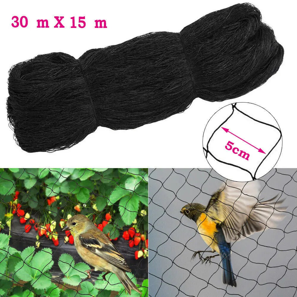 Bird Netting Heavy Duty Nylon Garden Mesh Protect Fruit Trees
