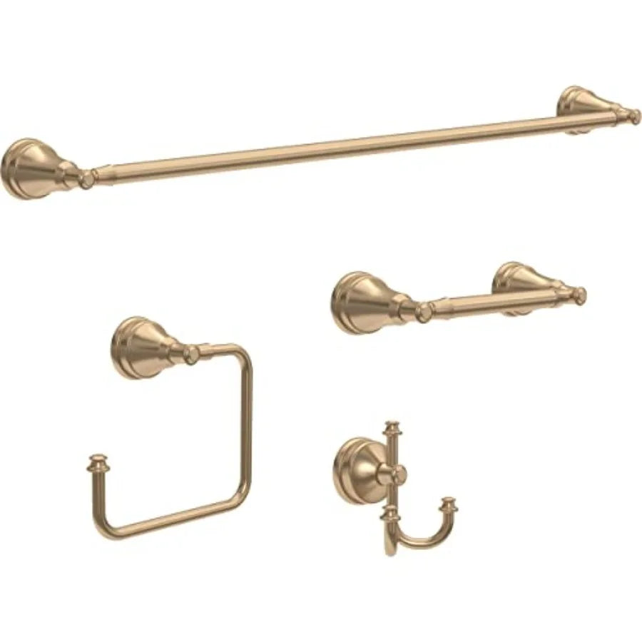 Mylan Towel Hooks Triple Wall Mounted Robe Holder Bathroom Accessories