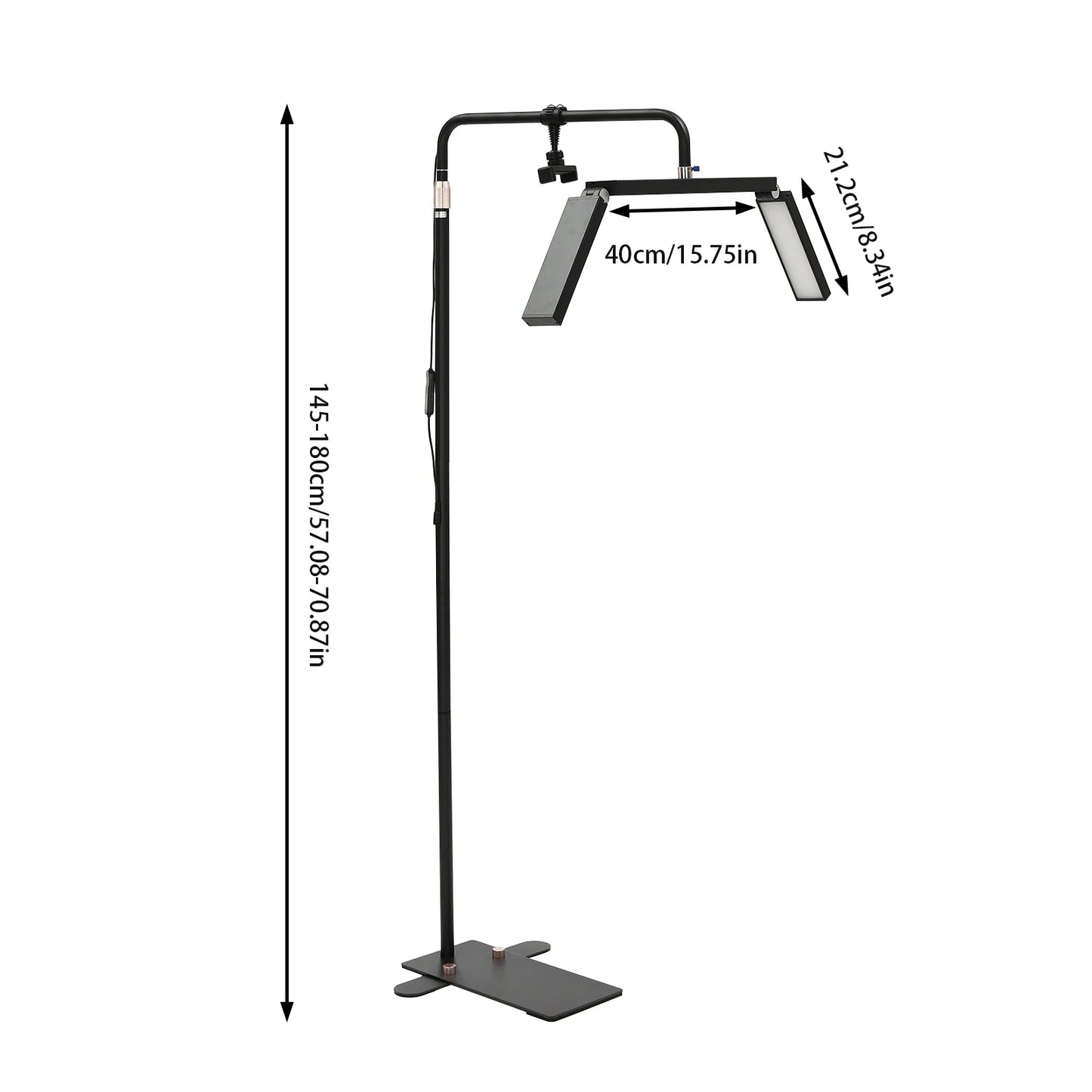 Bymaocar Half Moon LED Lash Light For Eyelash Extensions PMU Salon