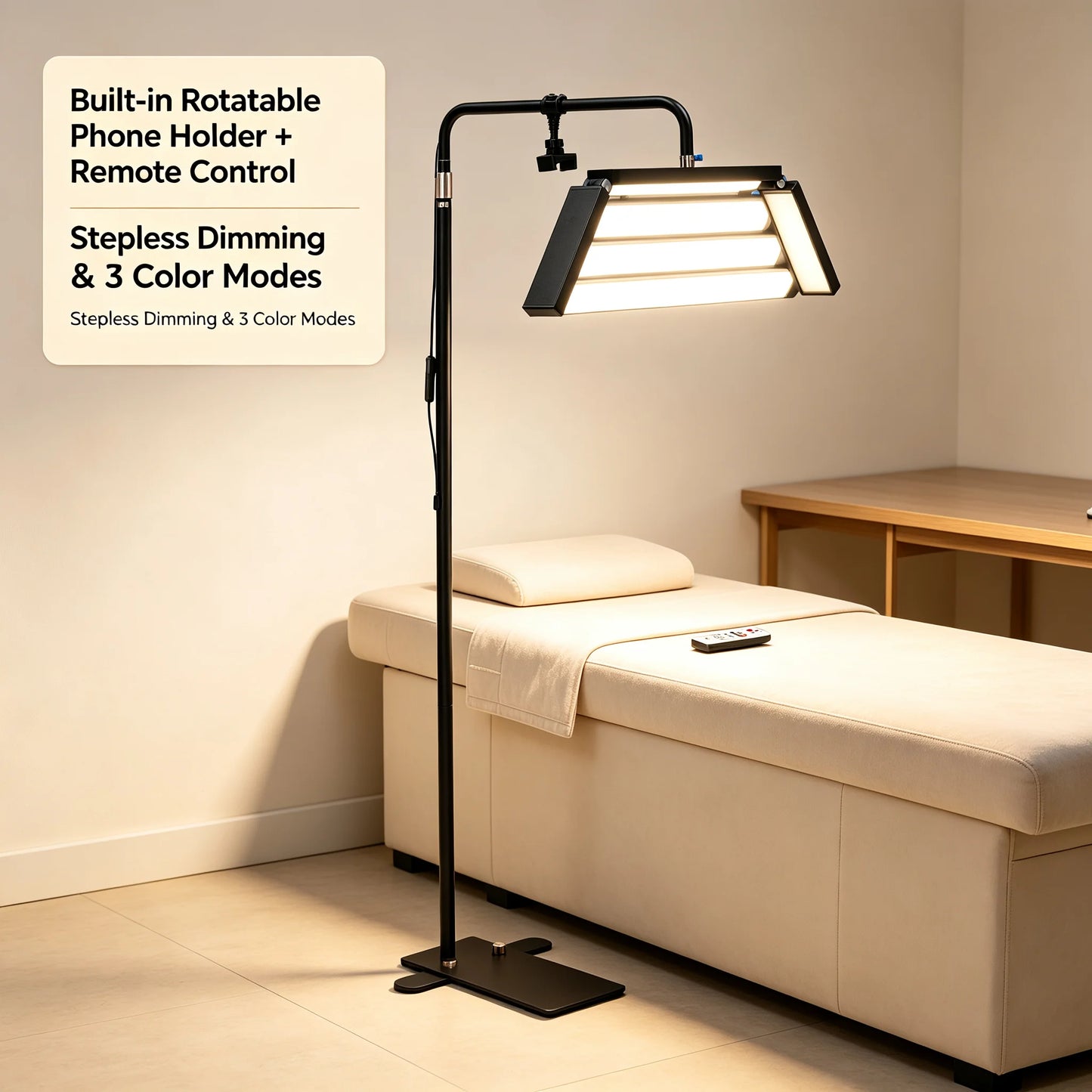Bymaocar Half Moon LED Lash Light For Eyelash Extensions PMU Salon