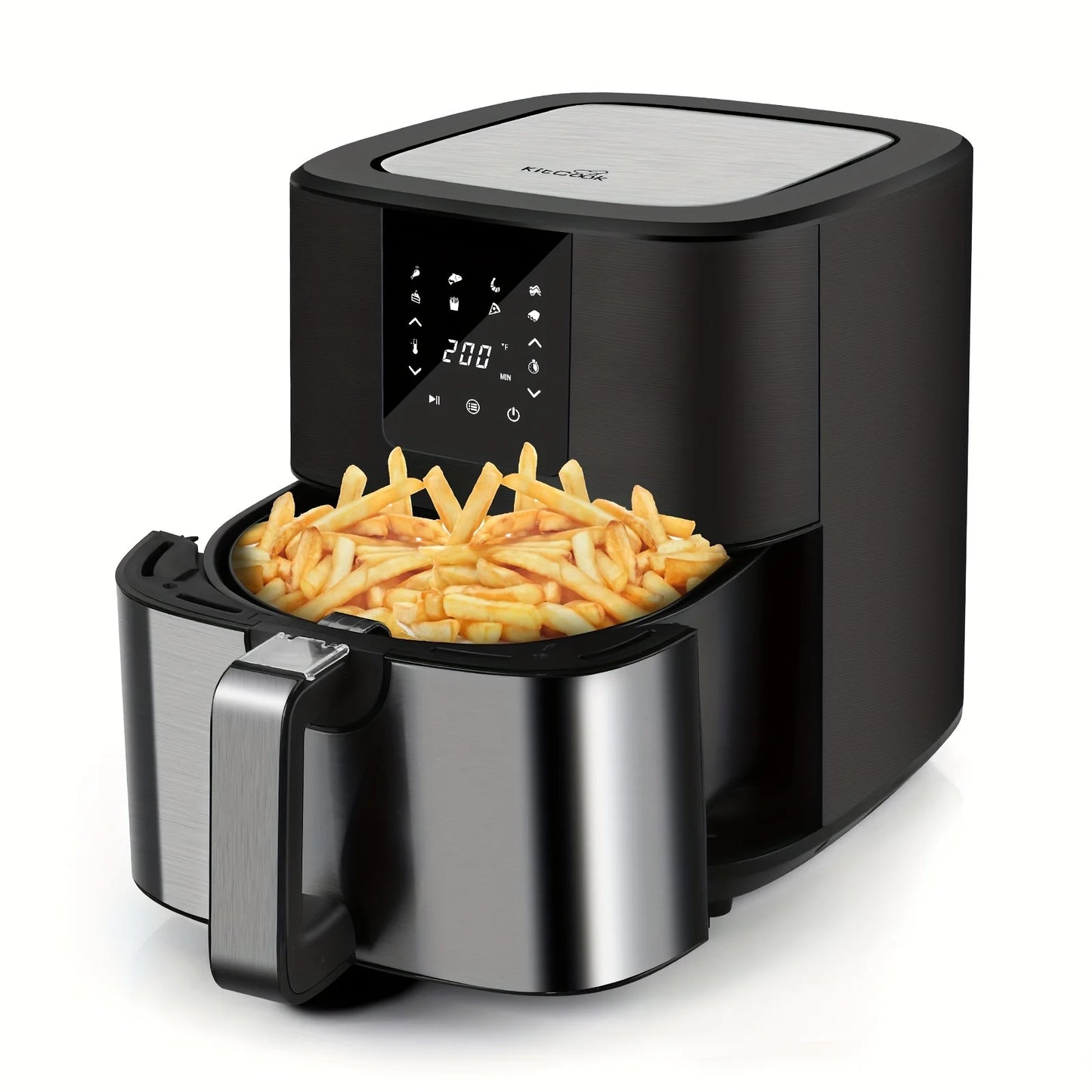 KitCook Air Fryer With Digital Touch Screen And 8 Presets