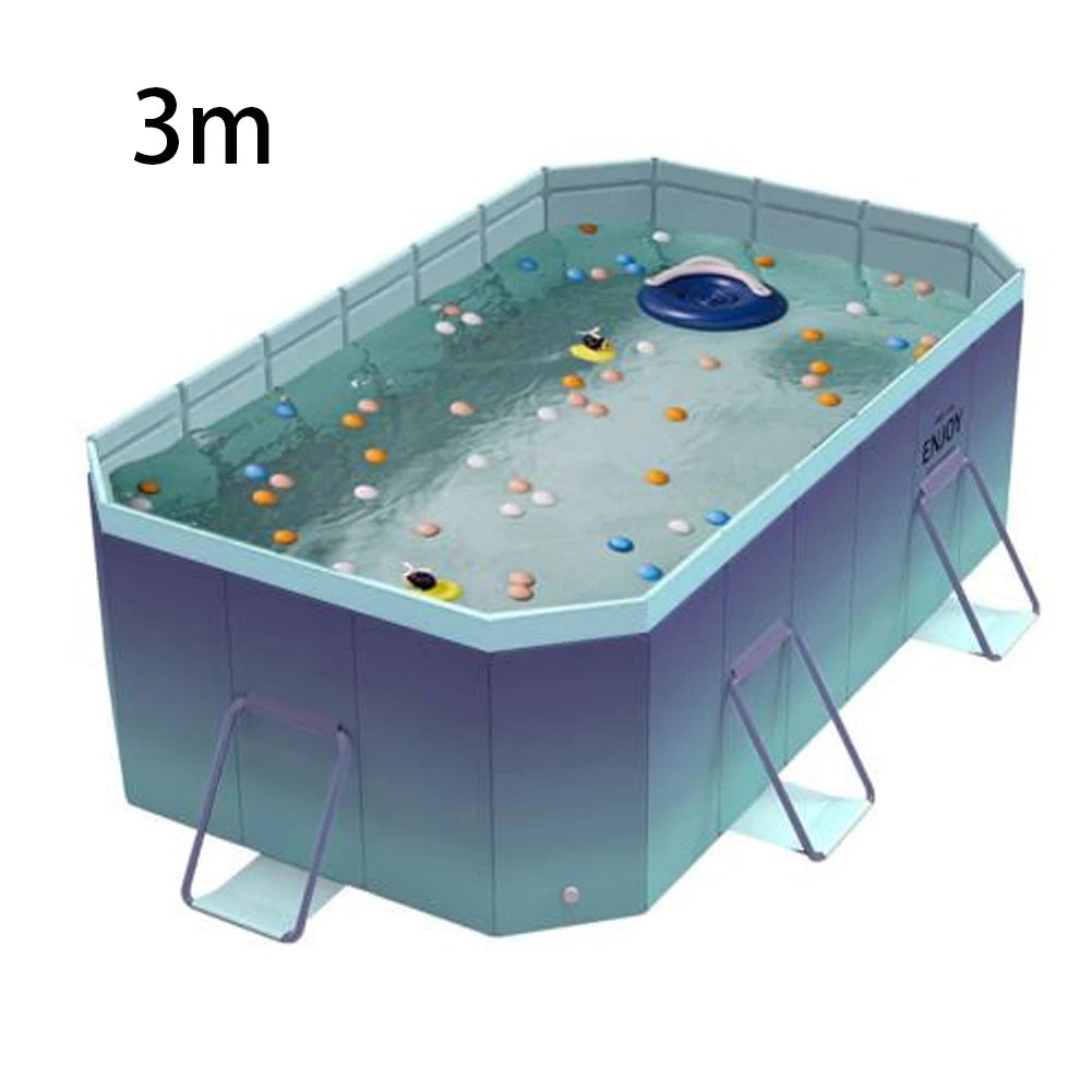 Foldable Outdoor Large Pool Garden Family Non Inflatable Pool
