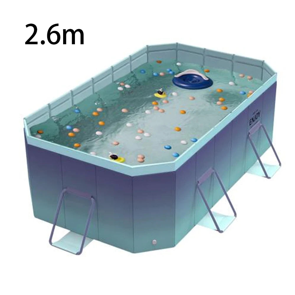 Foldable Outdoor Large Pool Garden Family Non Inflatable Pool