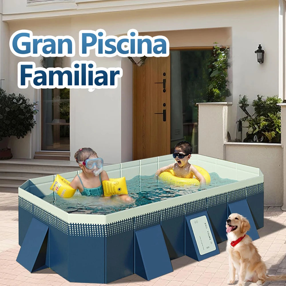 Foldable Outdoor Large Pool Garden Family Non Inflatable Pool