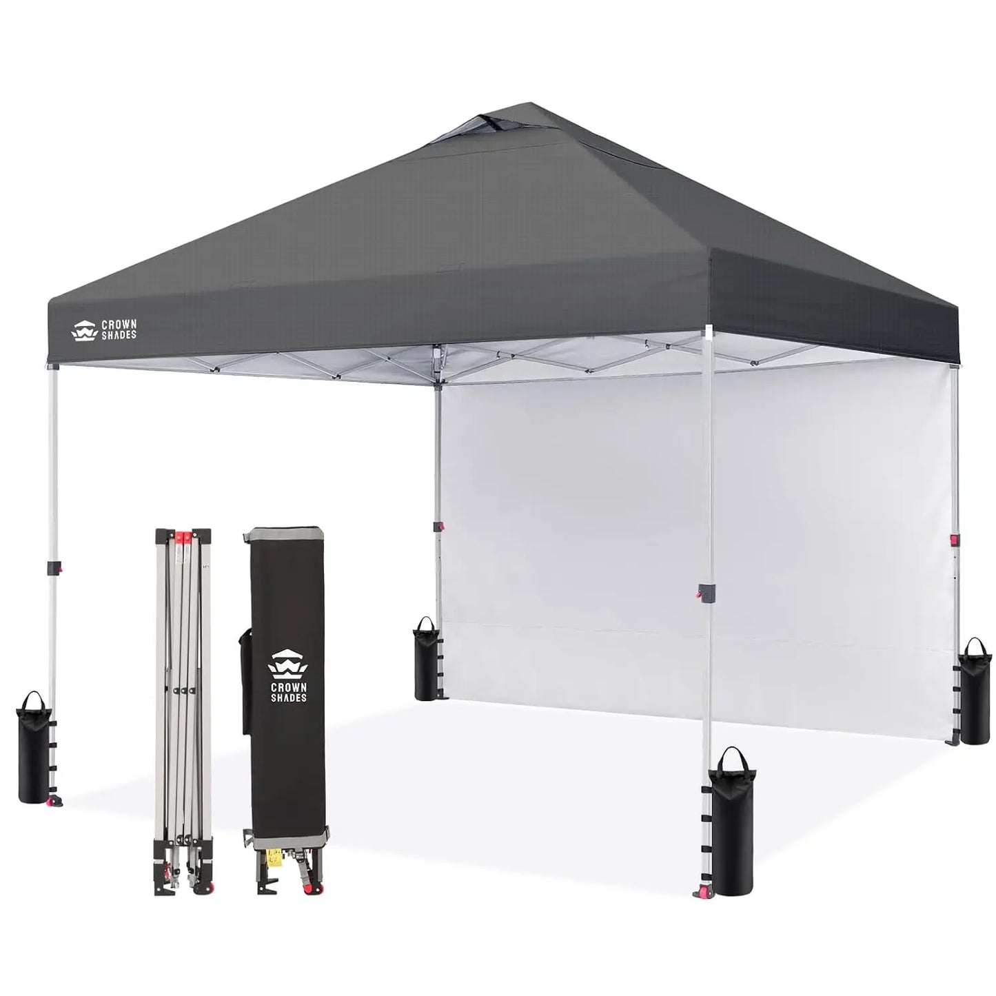 Pop Up Canopy With Side Wall Easy Setup Outdoor Events