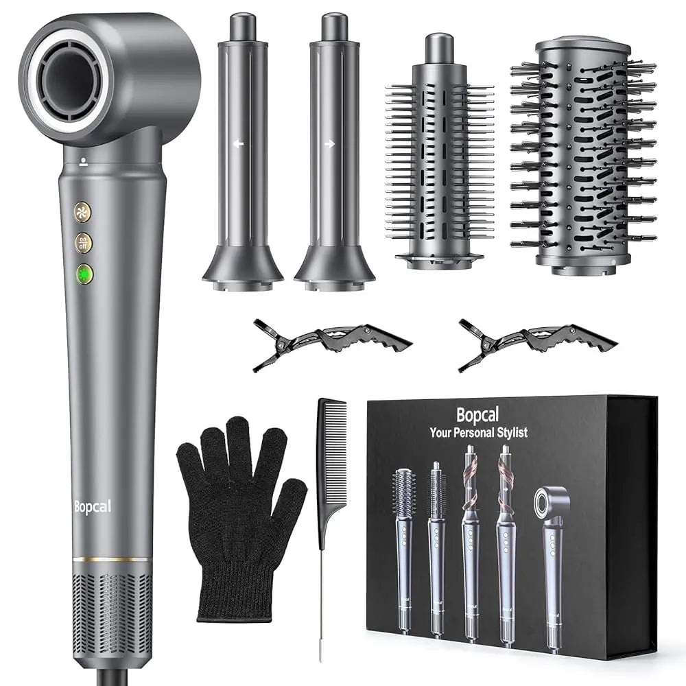 BOPCAL FiveInOne Hair Styler Air Wrap 1200W Dryer Pro