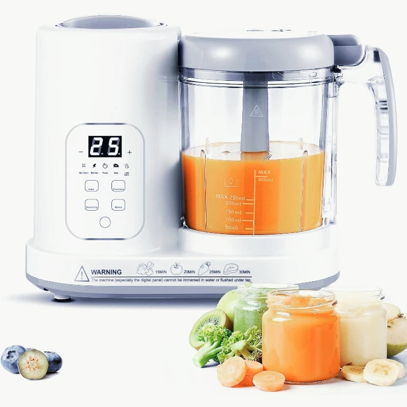Baby Food Maker Steamer Blender 4 In 1 Auto Steam Blend Puree BPA Free