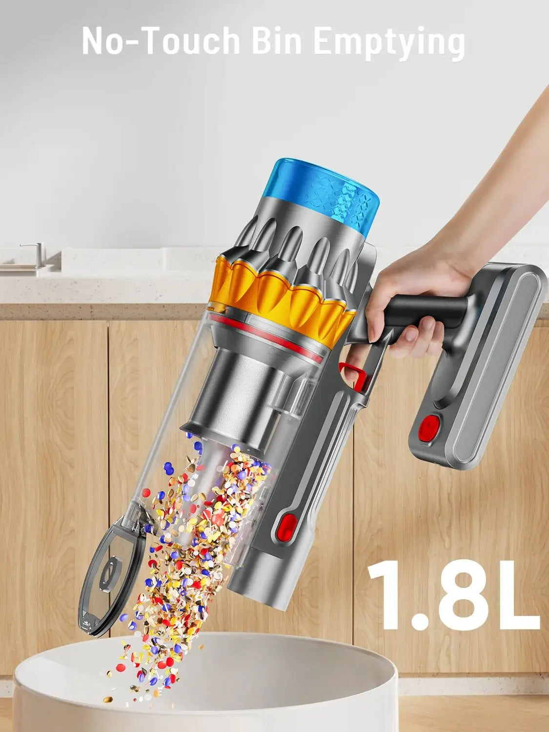VAKERR X15 Pro 650W Cordless Vacuum Cleaner 65KPa Suction For Pet Hair