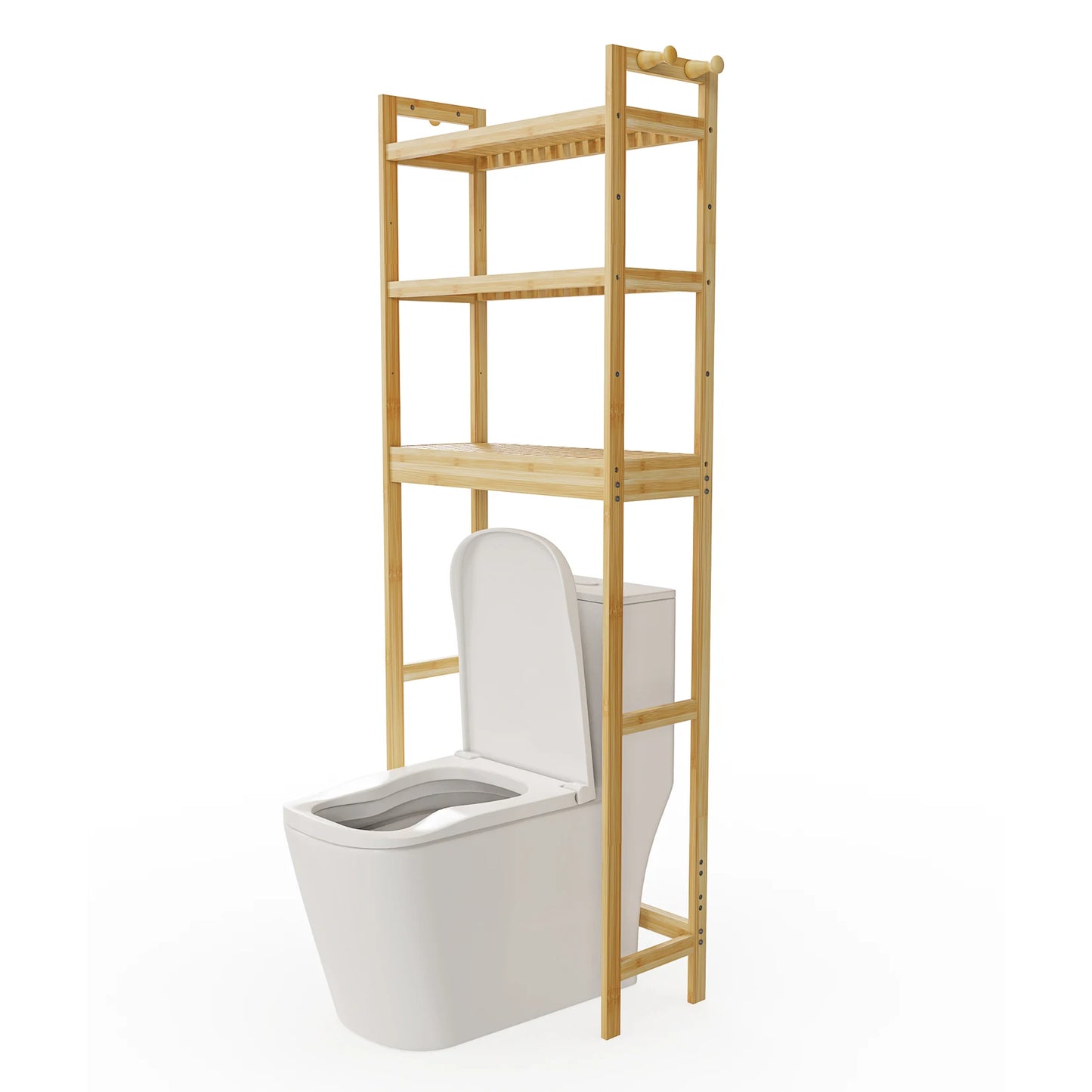 Bathroom Space Saver Over Toilet 3 Tier Shelf Organizer