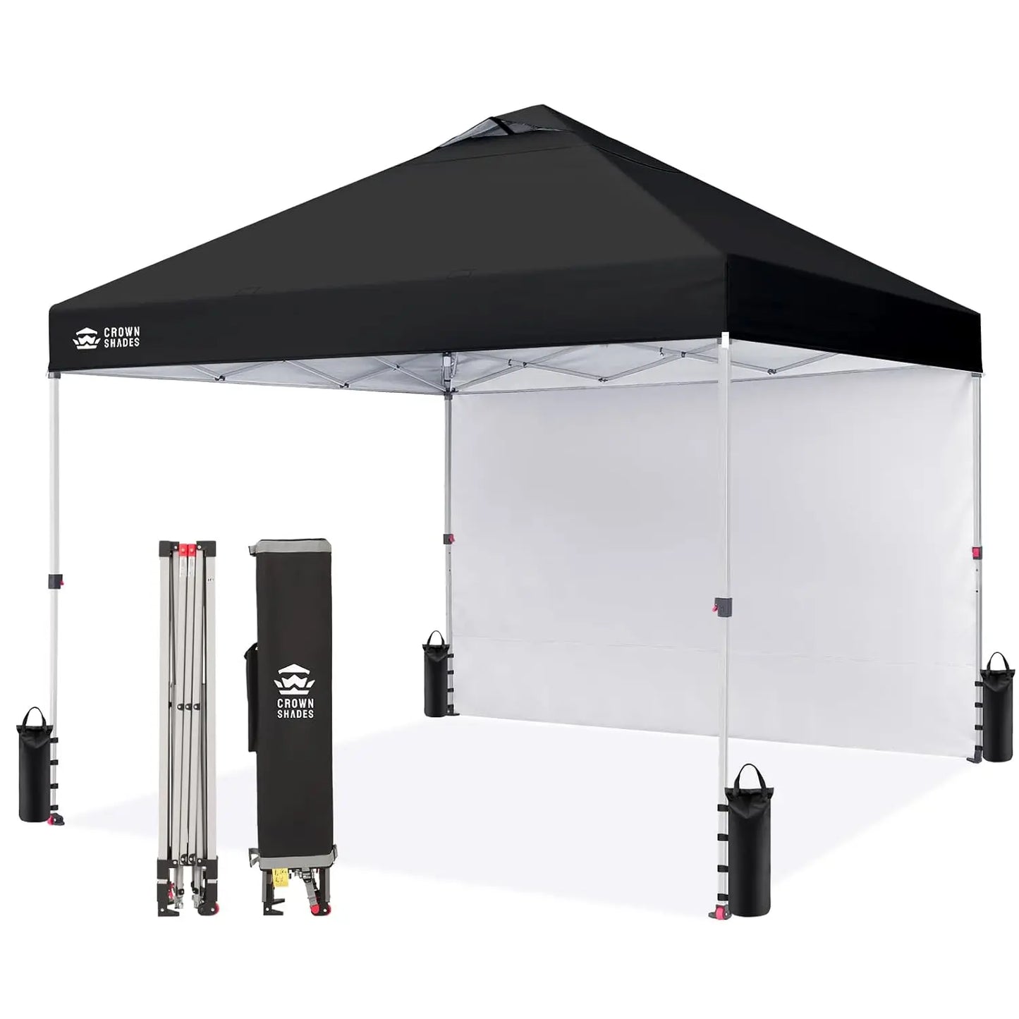 Pop Up Canopy With Side Wall Easy Setup Outdoor Events