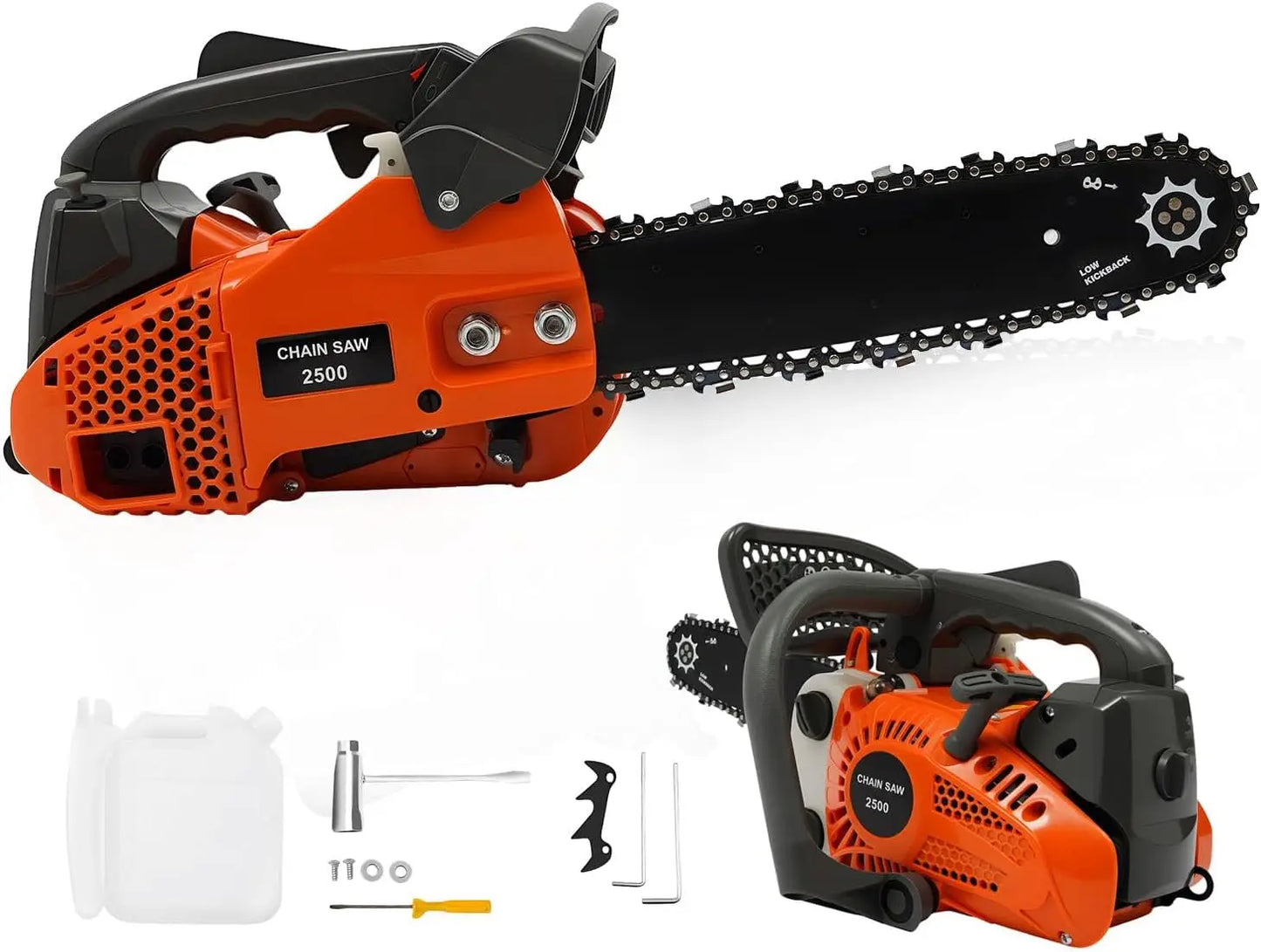 Gas Chainsaw 25.4cc Top Handle Portable Handheld Wood Cutting