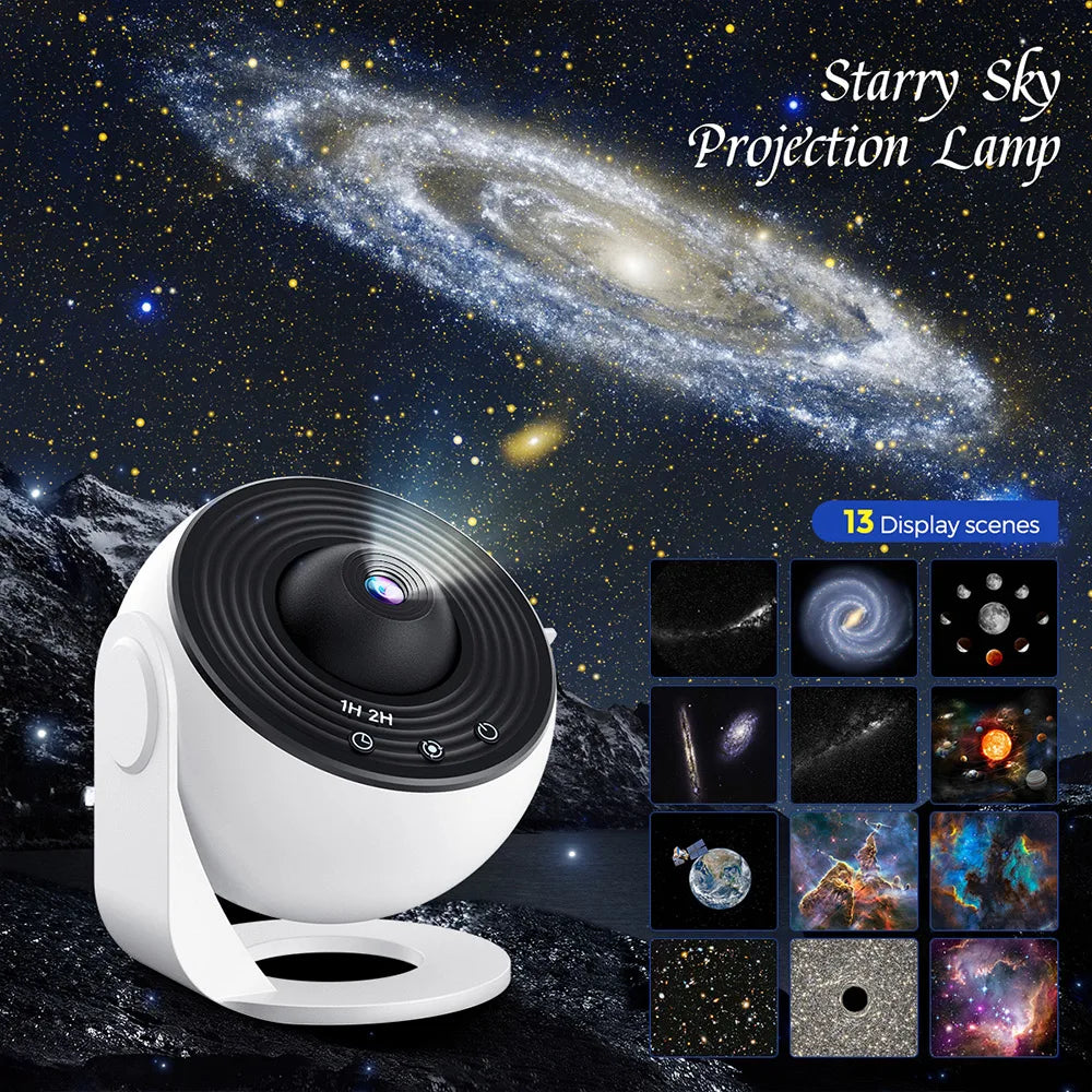 Aiopp Galaxy Projector Bedroom Star Projector With 13 Discs