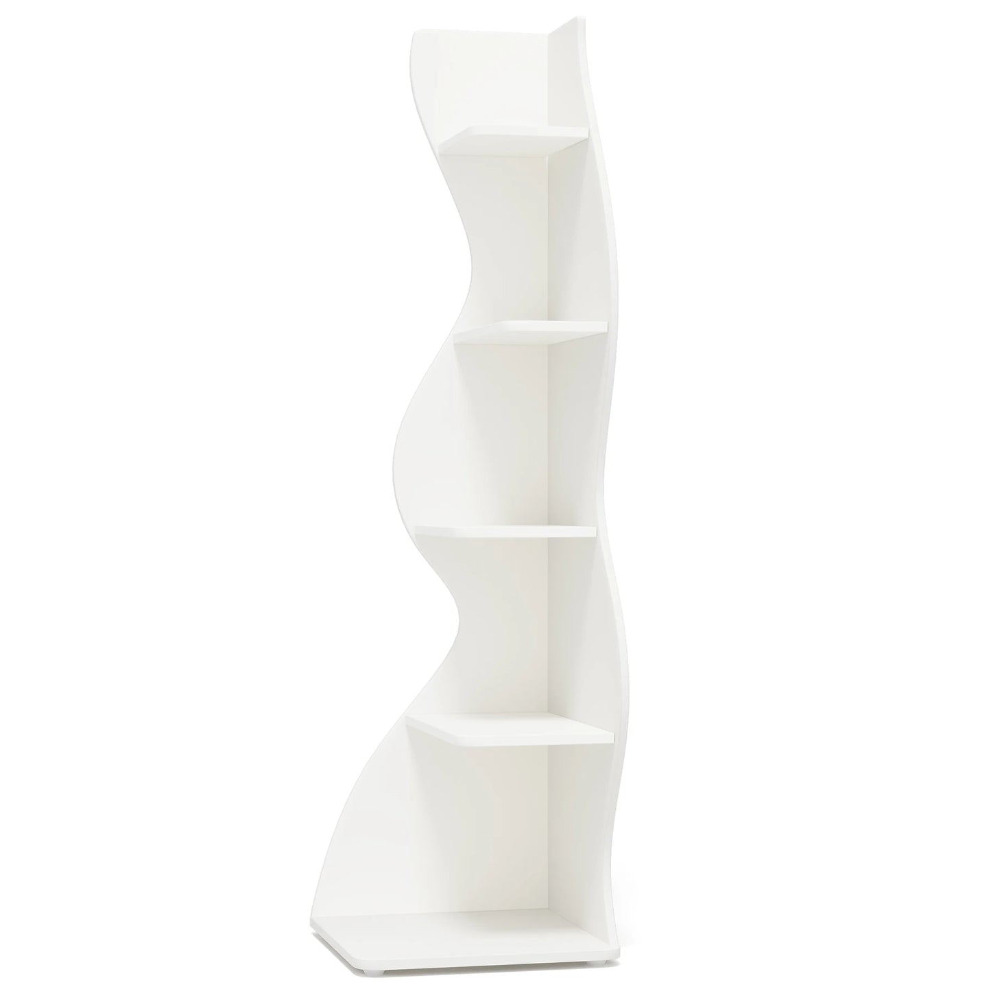 Tribesigns Corner Shelf Modern Wall Shelf Bookcase Plant Stand