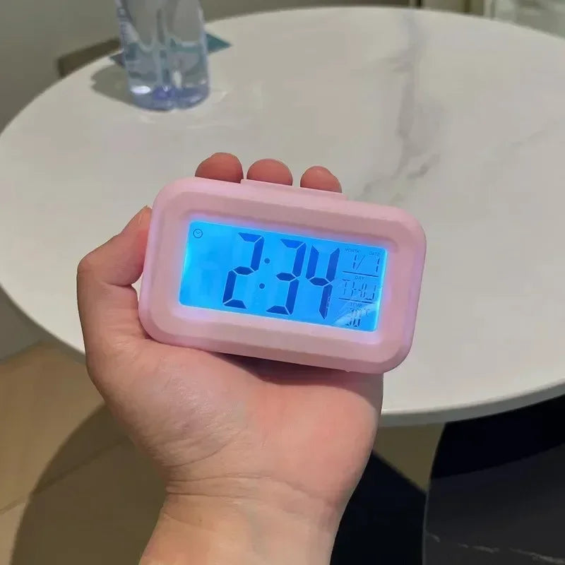 Digital Desk Clock With Calendar Alarm And Led Display