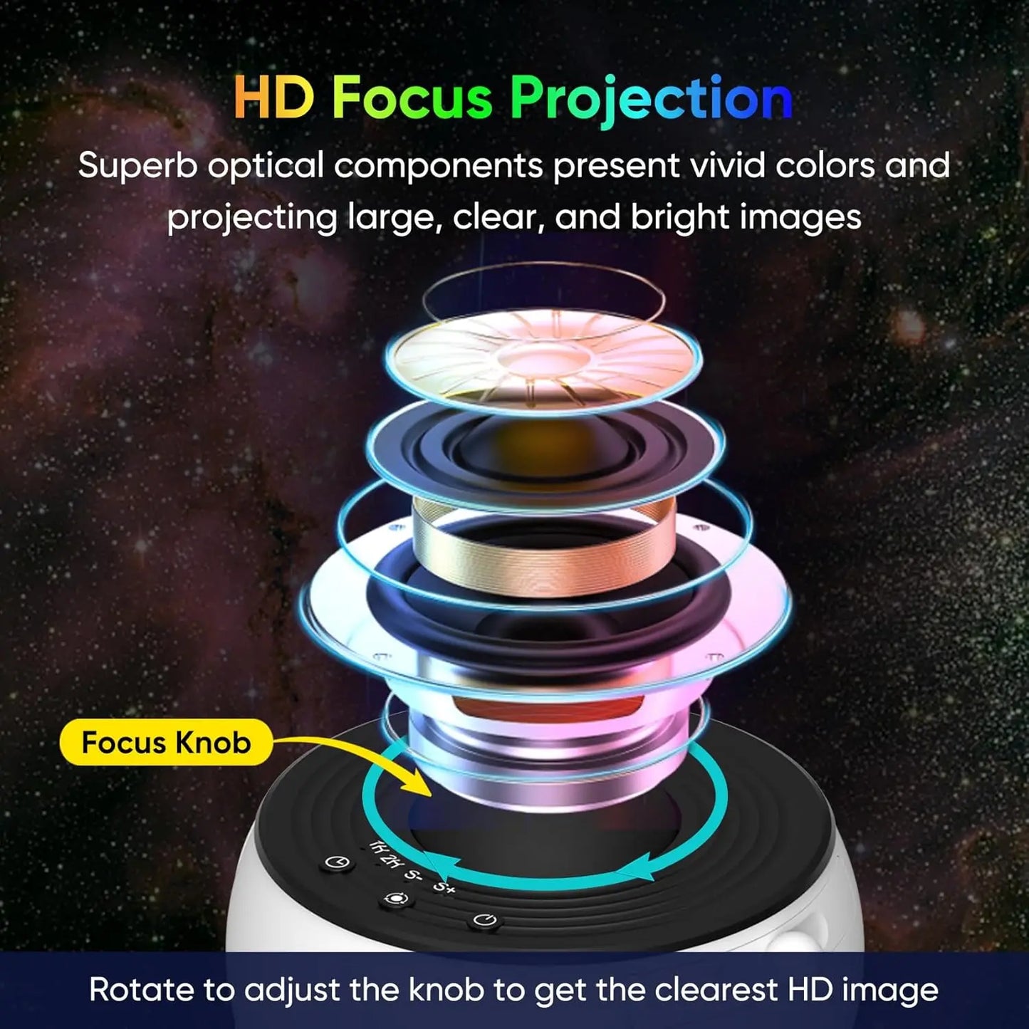 Aiopp Galaxy Projector Bedroom Star Projector With 13 Discs