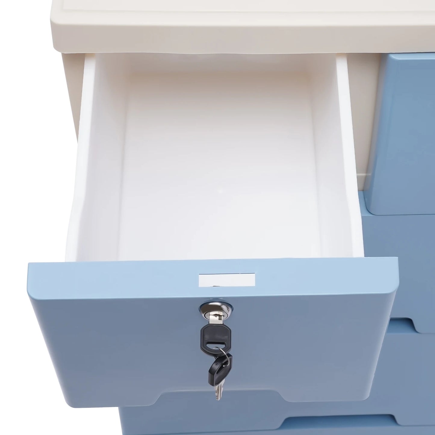6 Drawer Plastic Dresser Storage Tower For Home Office And Bedroom