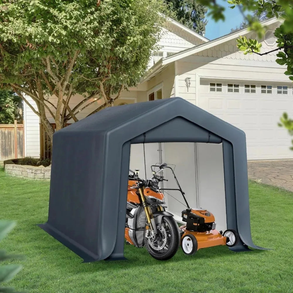Outdoor Storage Shed Carport Heavy Duty Portable Garden Shelter