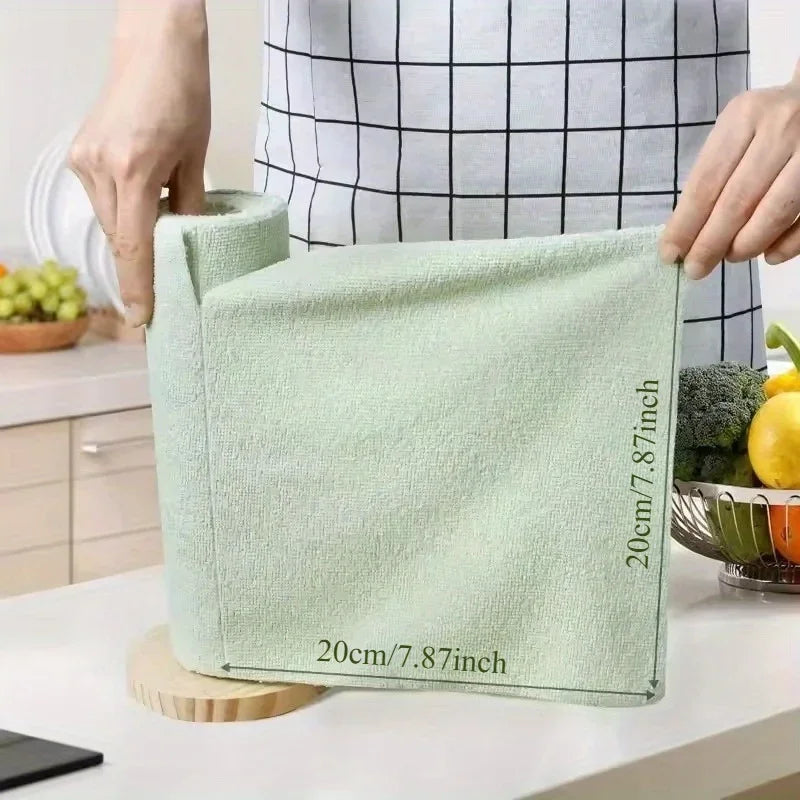 Reusable Microfiber Cleaning Wipes 20 Pack High Absorbency Kitchen Towels