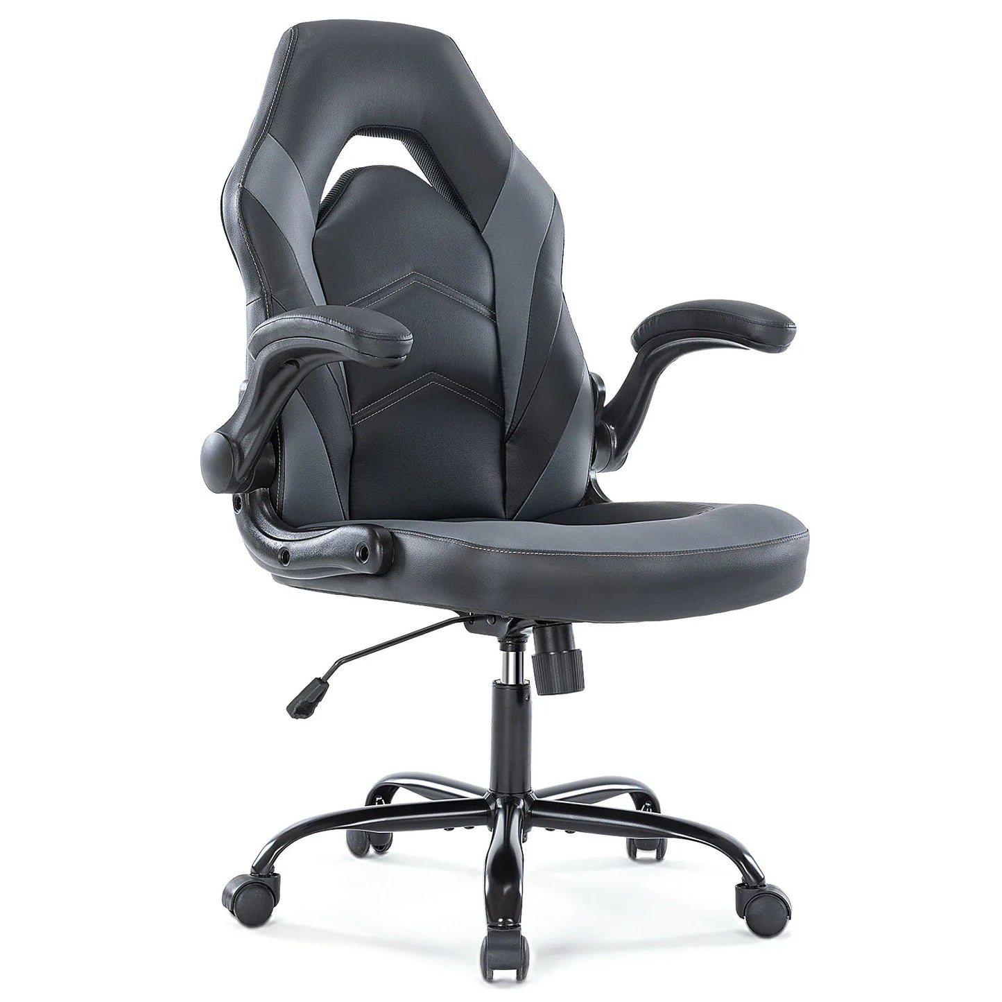 JHK Ergonomic Office Gaming Desk Chair With Flip Up Armrests