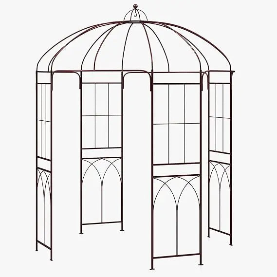 Birdcage Shape Garden Arbor Gazebo Arch For Climbing Plants