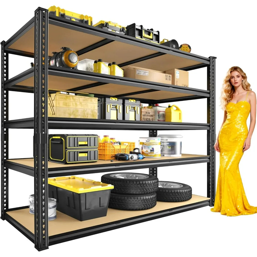 Heavy Duty Garage Shelving Unit 5 Tier Metal Storage Racks