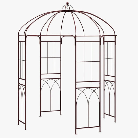 Birdcage Shape Garden Arbor Gazebo Arch For Climbing Plants
