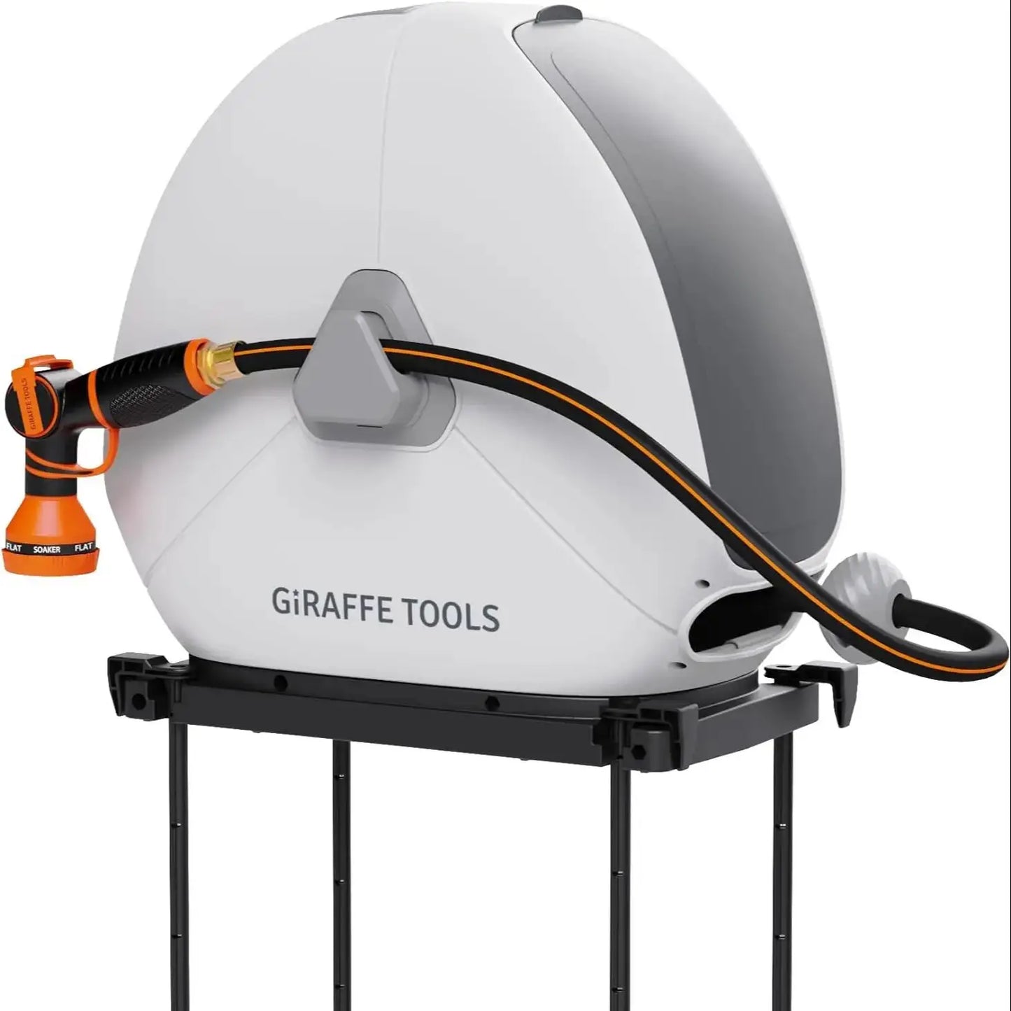 Giraffe Tools Retractable Hose Reel Automatic Rewind Ground Mount